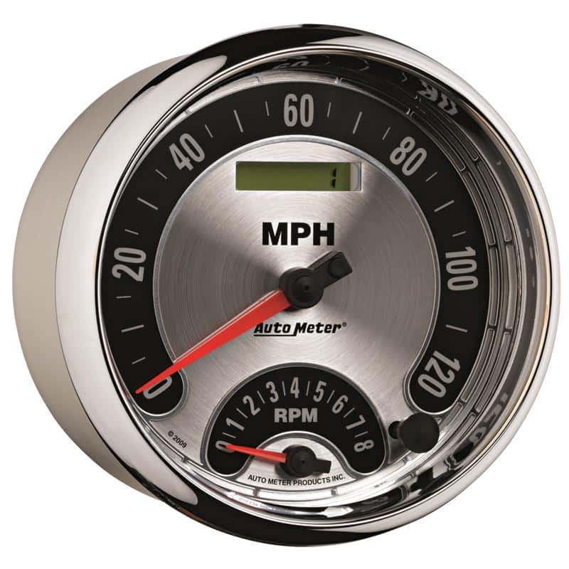 AutoMeter — Autometer American Muscle 5in Tach Speedo Combo In-Dash
5" RPM/SPD COMBO AM - view 6