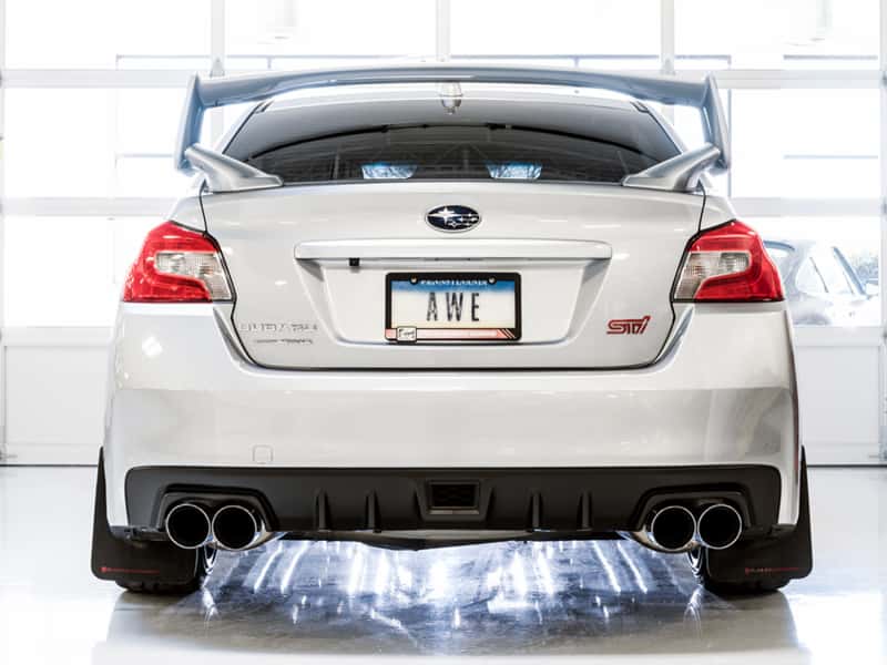 AWE Tuning — AWE Tuning Subaru STI VA / WRX GV / STI GV Sedan Touring Edition Exhaust - Chrome Silver Tip (102mm)
Touring Exhaust - view 3