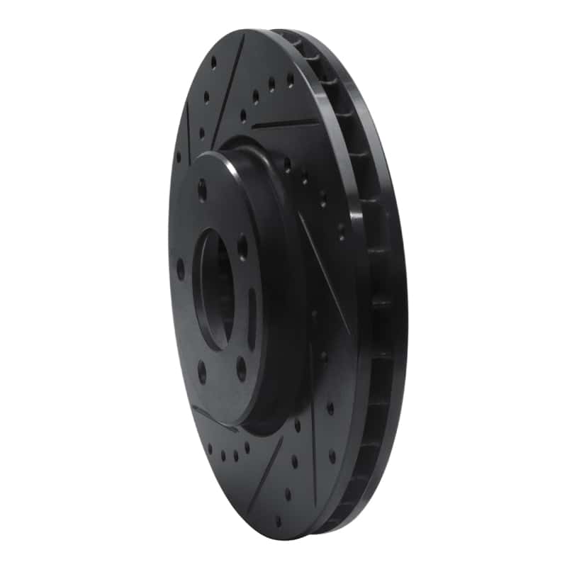 R1 Concepts — R1 97-03 Jaguar XJR Front Left Drilled & Slotted Black Brake Rotor
R1 Brake Rotor Drill - view 2