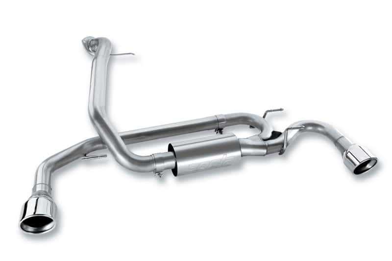 Borla — Borla 10-13 Mazda 3/Mazdaspeed 3 2.5L/2.3L Turbo FEW MT Hatchback SS Exhaust (rear section only)
Axle-Back System
ExhstSysKt - view 4