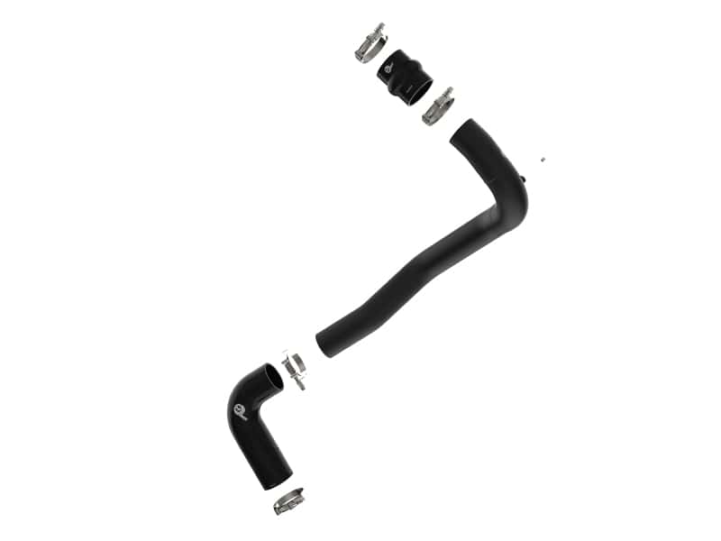 aFe — aFe 08-10 Ford Trucks V8-6.4L (td) BladeRunner 3 IN Aluminum Hot Charge Pipe - Black
Hot Charge Pipe - view 2
