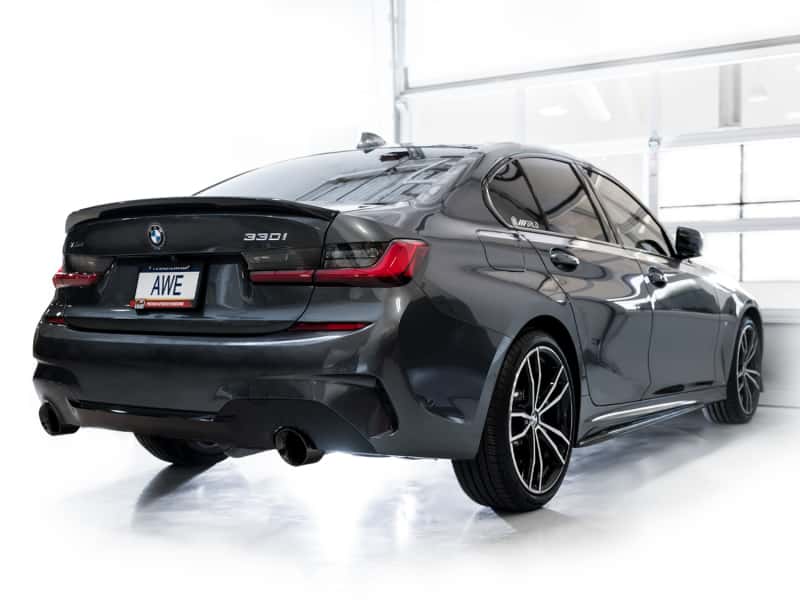 AWE Tuning — AWE 19-23 BMW 330i / 21-23 BMW 430i Base G2X Track Edition Axle Back Exhaust - Diamond Black
Track Exhaust - view 4