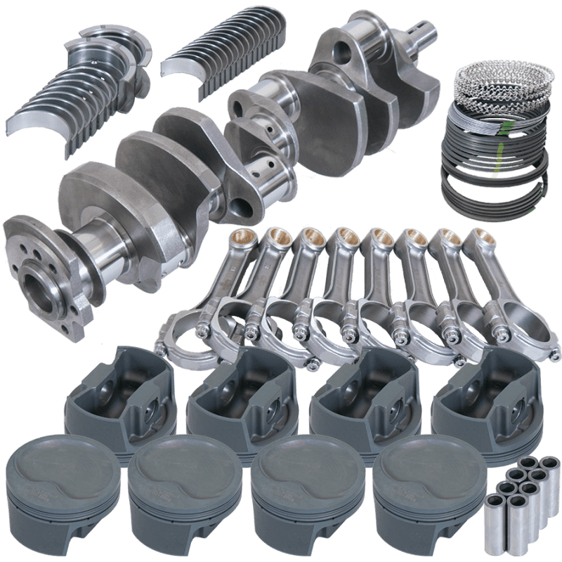 Eagle — Eagle Chevy 350 3.750in Crank 5.700in I-Beam Rods -16cc 4.040in Pistons Rotating Assembly
Street & Strip Assy - view 1