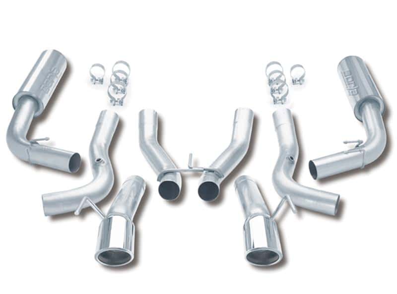 Borla — Borla 96-02 Viper GTS/R/T-10 Coupe/Convertible 2dr w/ 2.5in Inlets SS Catback Exhaust System
Cat-Back System
ExhstSysKt - view 2