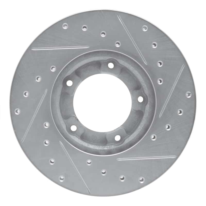 R1 Concepts — R1 85-92 Toyota Pickup Front Left Drilled & Slotted Silver Brake Rotor
R1 Brake Rotor Drill - view 5