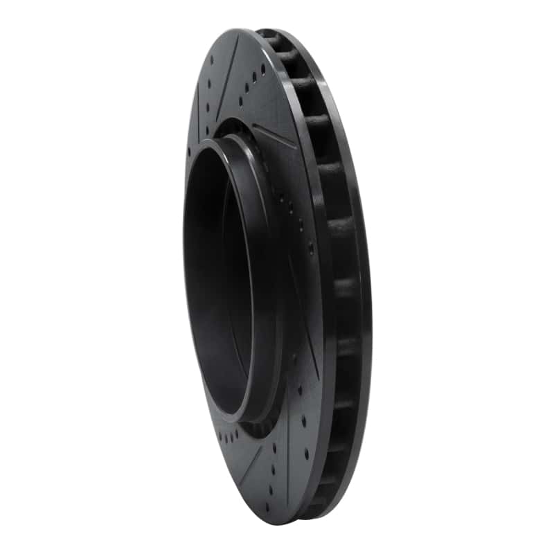R1 Concepts — R1 04-07 Volvo V70 Rear Right Drilled & Slotted Black Brake Rotor
R1 Brake Rotor Drill - view 4