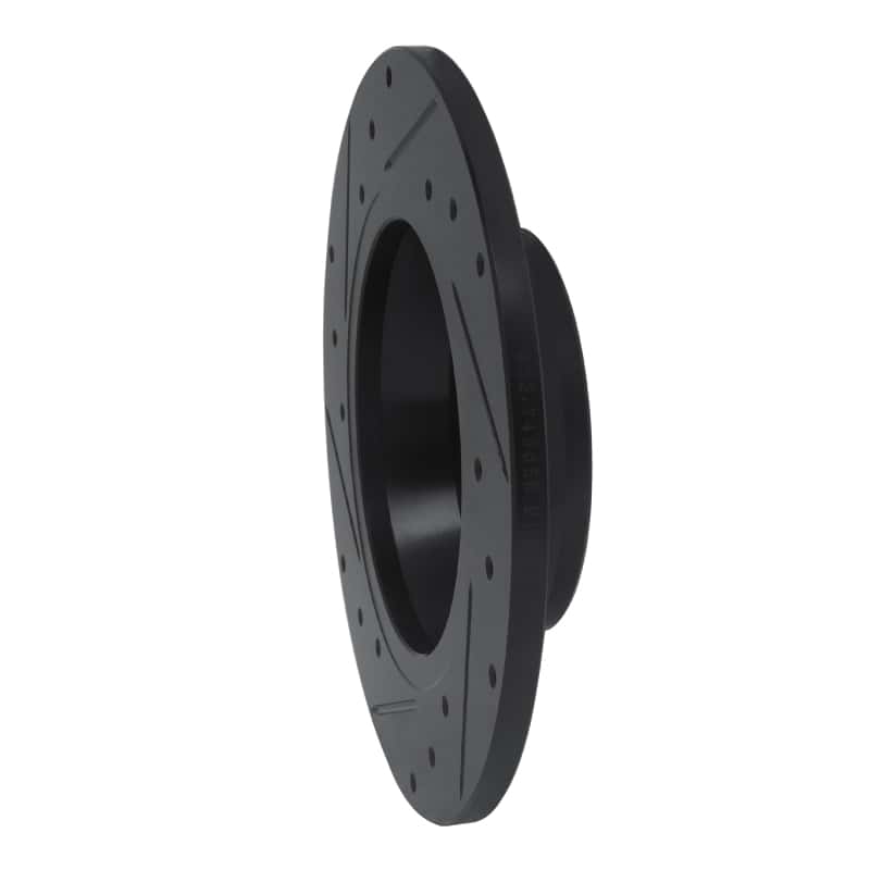 R1 Concepts — R1 05-18 Audi A3 Rear Right Drilled & Slotted Black Brake Rotor
R1 Brake Rotor Drill - view 4