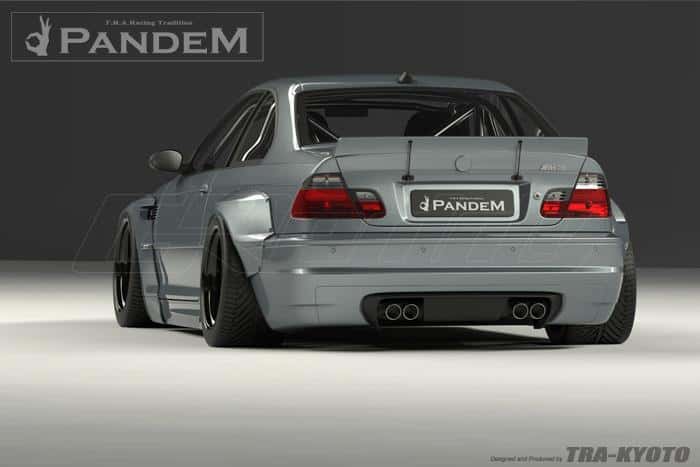 GReddy — GReddy 99-06 BMW E46 Coupe Pandem Wide Body Rear Fenders (SPECIAL ORDER) - view 5