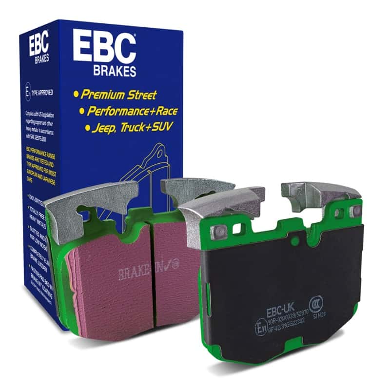 EBC — EBC 2017+ BMW 530 2.0L Turbo (G30) Greenstuff Front Brake Pads
Disc Brake Pad - view 2