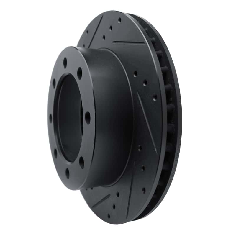 R1 Concepts — R1 80-93 Dodge W250 Front Left Drilled & Slotted Black Brake Rotor
R1 Brake Rotor Drill - view 2