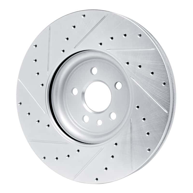 R1 Concepts — R1 17-20 Jaguar F-Pace Front Right Drilled & Slotted Silver Brake Rotor
R1 Brake Rotor Drill - view 4