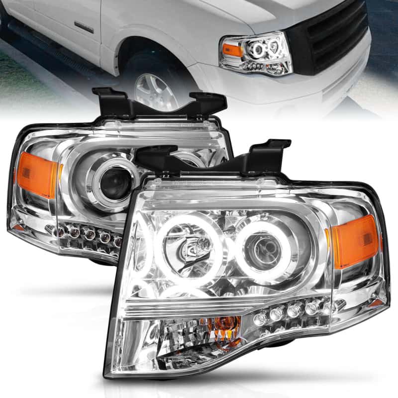 ANZO — ANZO 2007-2014 Ford Expedition Projector Headlights Chrome
Head Light Set
HdLtSet - view 9