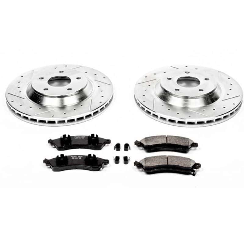 PowerStop — Power Stop 88-96 Chevrolet Corvette Front Z23 Evolution Sport Brake Kit - view 1