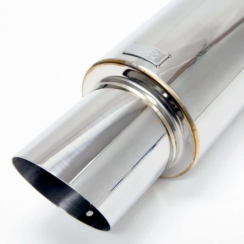 BLOX Racing — BLOX Racing 60.5mm Street Muffler - Angled Tip - view 2