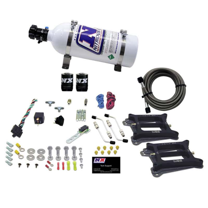 Nitrous Express — Nitrous Express Dual Holley/Gasoline Nitrous Kit (100-500HP) w/5lb Bottle
Injection System Kit
N2OSys - view 2