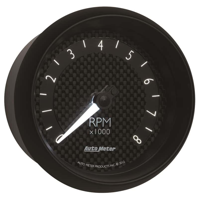 AutoMeter — Autometer GT Series 3-3/8in In Dash 8K RPM Tachometer
3-3/8" TACH, 8,000 R - view 12