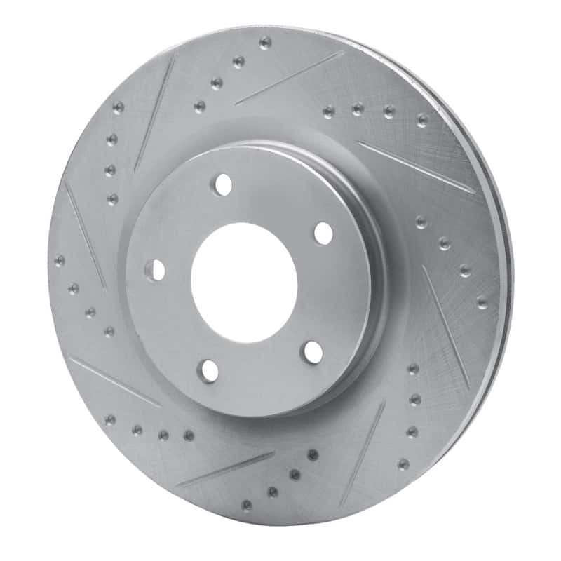 R1 Concepts — R1 07-25 Chrysler SEBRING Front Left Drilled & Slotted Silver Brake Rotor
R1 Brake Rotor Drill - view 2