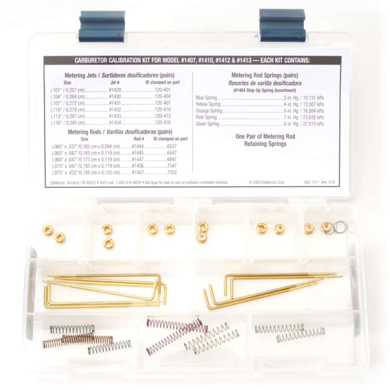 Edelbrock — Edelbrock Jet / Rod Kit for 1407/1410/1412/1413
CARB COMPONENTS - view 3