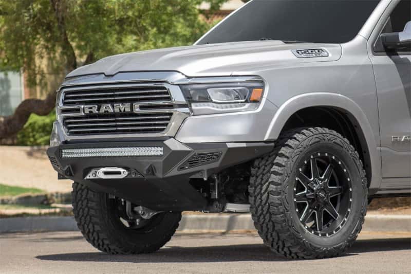 Addictive Desert Designs — Addictive Desert Designs 19 Ram 1500 Stealth Fighter Front Bumper w/ Winch Mount & Sensor Cut Outs
Bumper- Front
Bumpers - view 7