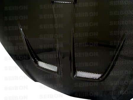 Seibon — Seibon 02-06 Acura RSX MG Carbon Fiber Hood - view 6