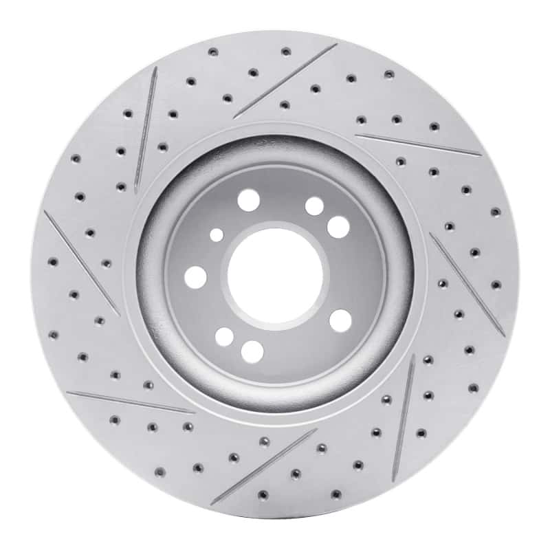R1 Concepts — R1 06-12 Mercedes-Benz R350 Front Right Drilled & Slotted Geo-Carbon Rotor - view 5