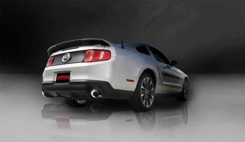 CORSA Performance — Corsa 2011-2014 Ford Mustang GT/Boss 302 5.0L V8 Polished Xtreme Axle-Back Exhaust
Exhaust - view 7