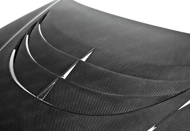 Seibon — Seibon 12-13 Hyundai Genesis SC Carbon Fiber Hood - view 8