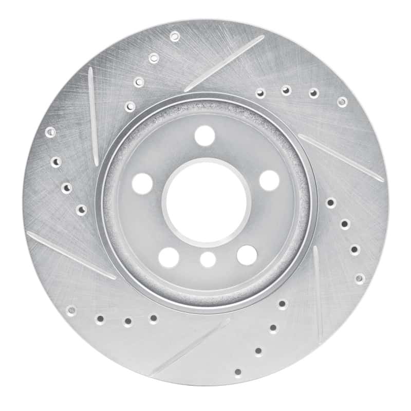 R1 Concepts — R1 14-21 Mini Cooper (Excl Clubman) Front Right Drilled & Slotted Silver Brake Rotor
R1 Brake Rotor Drill - view 5