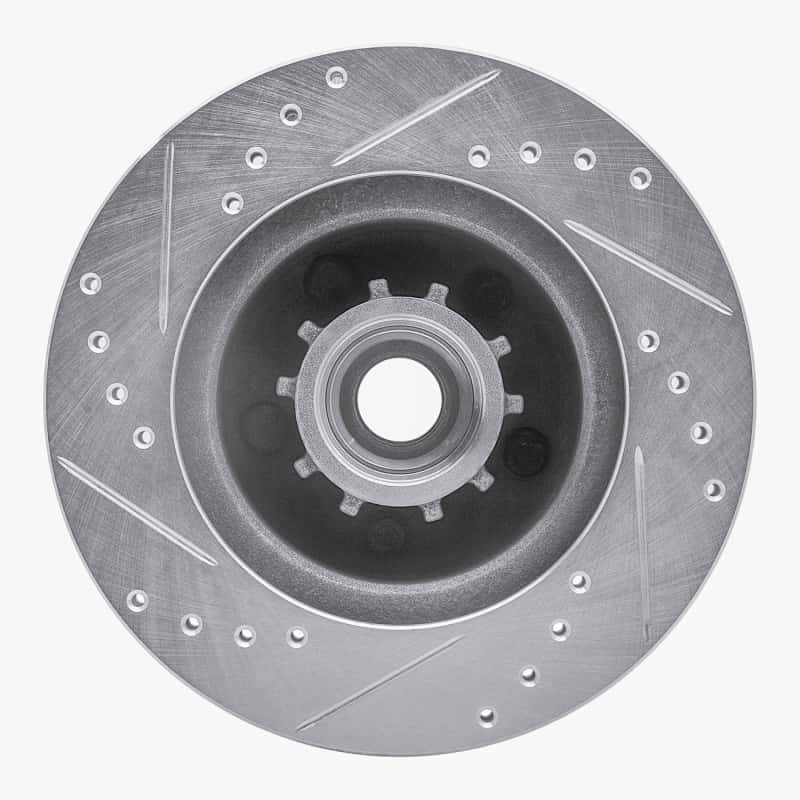 R1 Concepts — R1 1973-1989 Chrysler CORDOBA Front Right Drilled & Slotted Silver Brake Rotor
R1 Brake Rotor Drill - view 5