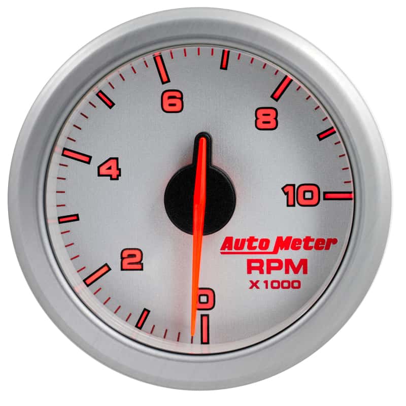 AutoMeter — Autometer Airdrive 2-1/6in Tachometer Gauge 0-10K RMP - Silver
GA 2" 10KRPM ARDRV S - view 11
