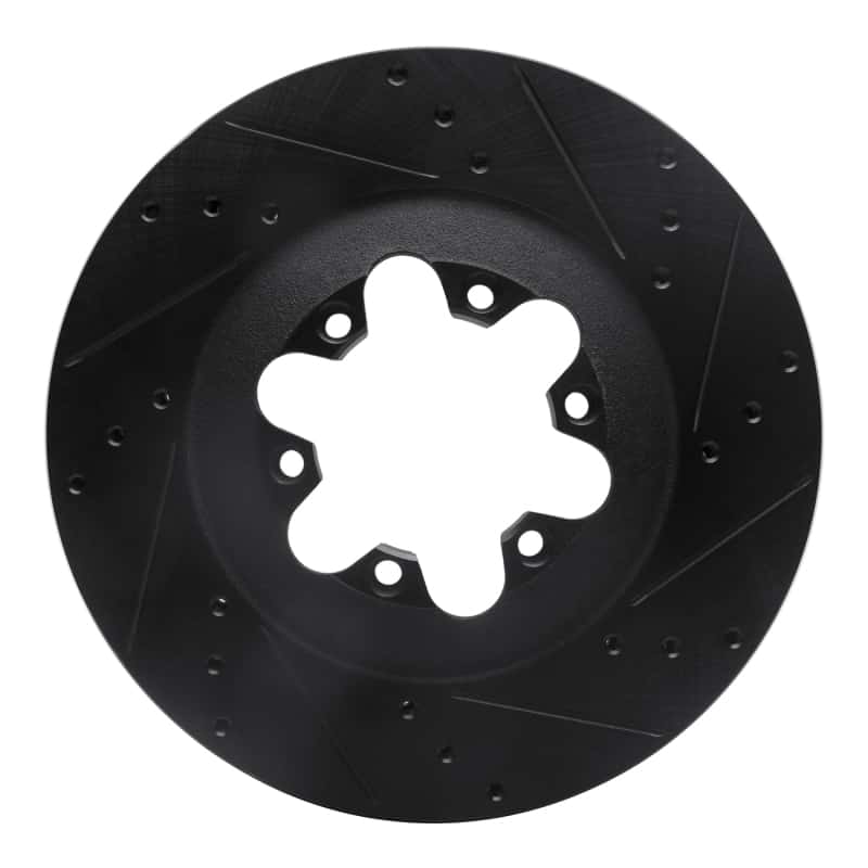 R1 Concepts — R1 09-12 Chevrolet Colorado Front Right Drilled & Slotted Black Brake Rotor
R1 Brake Rotor Drill - view 1