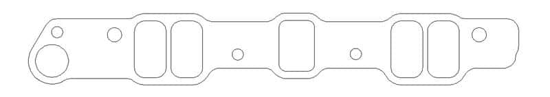 Cometic Gasket — Cometic Pontiac V8 .060in Fiber Intake Manifold Gasket Set - 1.141in x 2.063in Rectangle Port
Intake Gasket Set - view 1