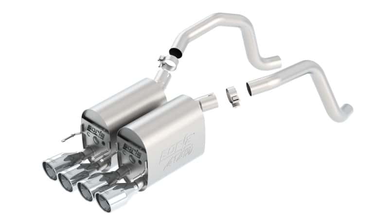 Borla — Borla 05-08 Chevrolet Corvette Coupe/Conv 6.0L/6.2L 8cyl Aggressive ATAK Exhaust (rear section only)
Axle-Back System
ExhstSysKt - view 4