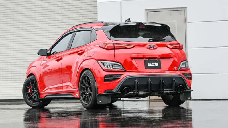 Borla — Borla 22-23 Hyundai Kona N 2.0L 4 CYL. Turbo AT/MT ATAK Catback Exhaust Black Chrome
Cat-Back System - view 4