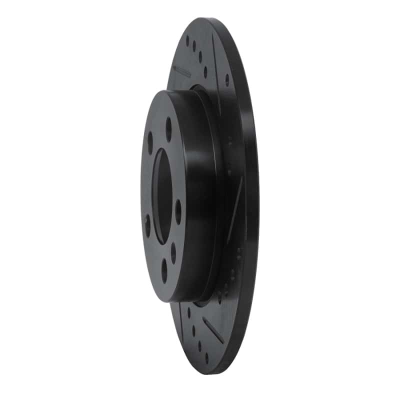 R1 Concepts — R1 01-06 Audi TT Quattro Rear Right Drilled & Slotted Black Brake Rotor
R1 Brake Rotor Drill - view 2