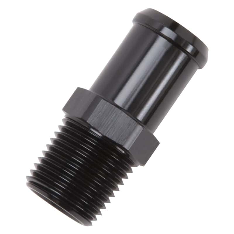 Edelbrock — Edelbrock Hose End Straight 1/2In NPT to 3/4In Barb Black Anodize
KIT PARTS - view 3