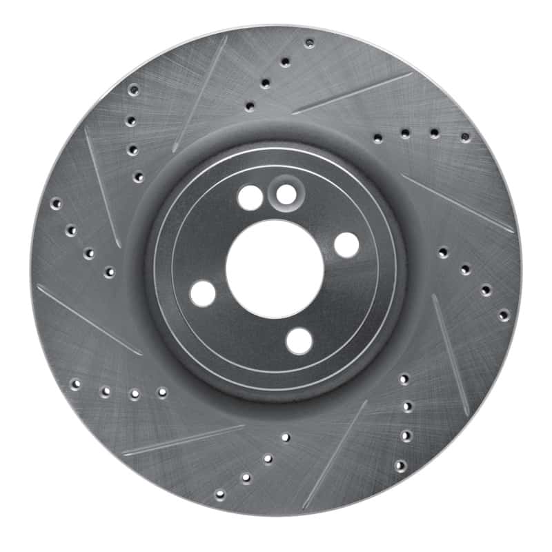 R1 Concepts — R1 13-13 Mini Cooper (Excl Clubman) Front Left Drilled & Slotted Silver Brake Rotor
R1 Brake Rotor Drill - view 1