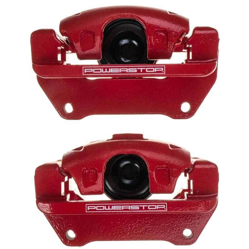 PowerStop — Power Stop 07-18 Jeep Wrangler JK Front Red Caliper Pair w/Bracket
Caliper Set - view 2