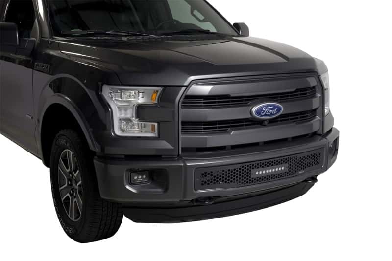 Putco — Putco 15-17 Ford F-150 - SS Black Punch Design w/ 10in Luminix Light bar Bumper Grille Inserts
BmprValanceGrilleIns - view 5
