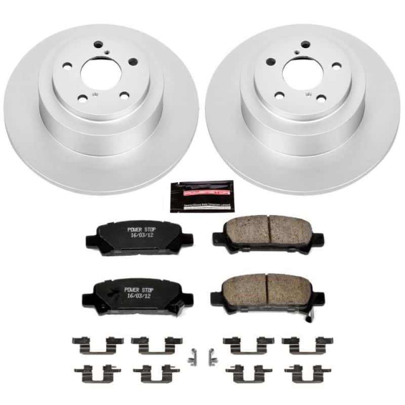 PowerStop — Power Stop 03-06 Subaru Baja Rear Z17 Evolution Geomet Coated Brake Kit - view 1