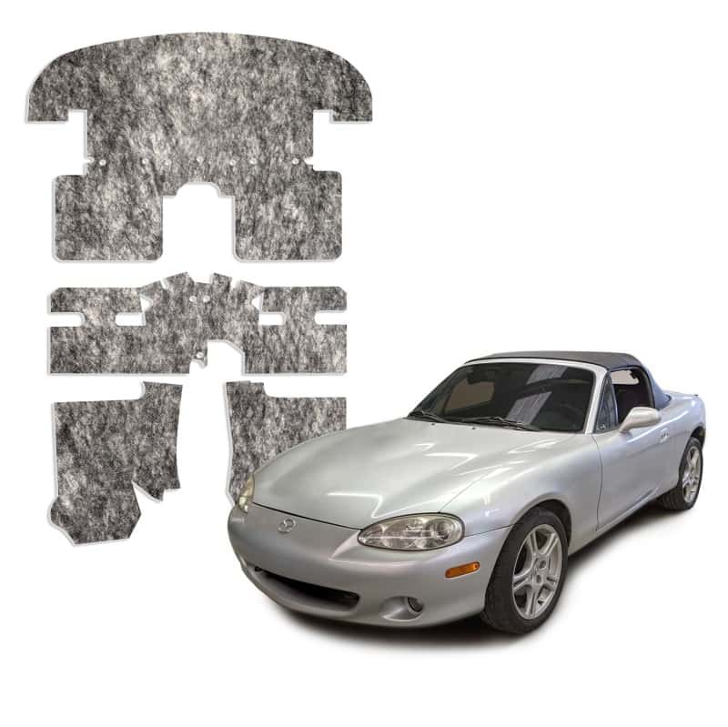 DEI — DEI 90-05 Mazda Miata NA & NB Under Carpet Interior Insulation Kit - 1/2in Thick
Sound Dampening Kit - view 2