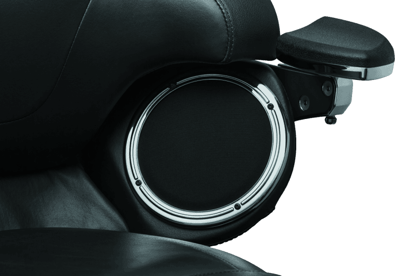 Kuryakyn — Kuryakyn Rear Speaker Accents For 14-Up Touring Models Chrome - view 2