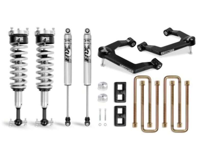 Cognito — Cognito 19-24 Chevy Silv/Sierra 1500 2/4WD 3in Perf Ball Joint Lvl Lift Kit w/Fox PS Coilovr 2.0 IFP
Suspension Lift Kit - view 1