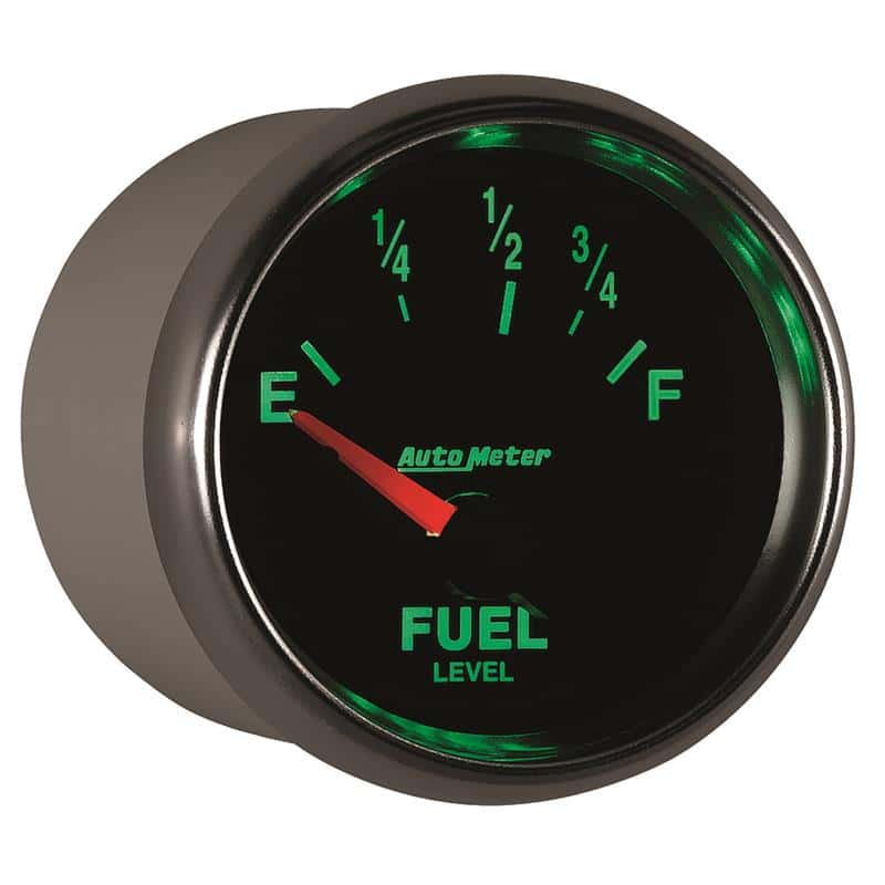 AutoMeter — AutoMeter Gauge Fuel Level 2-1/16in. 73 Ohm(e) to 10 Ohm(f) Elec Gs
2-1/16" FUEL LEVEL, - view 7