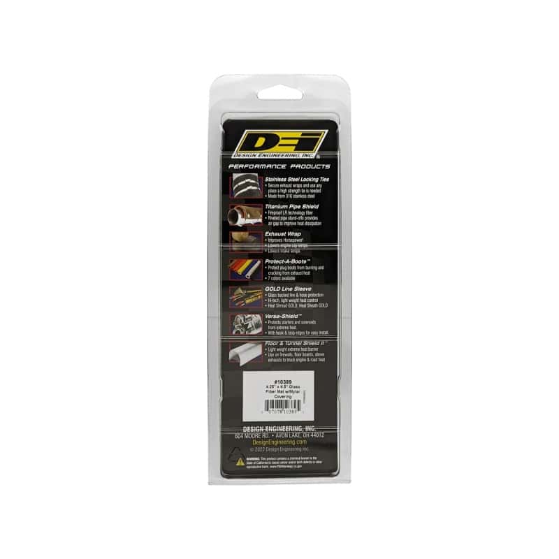 DEI — DEI EGR Cover 4.25in x 4.5in - Hook and Loop Closure Design
Exhaust Heat Shield - view 4