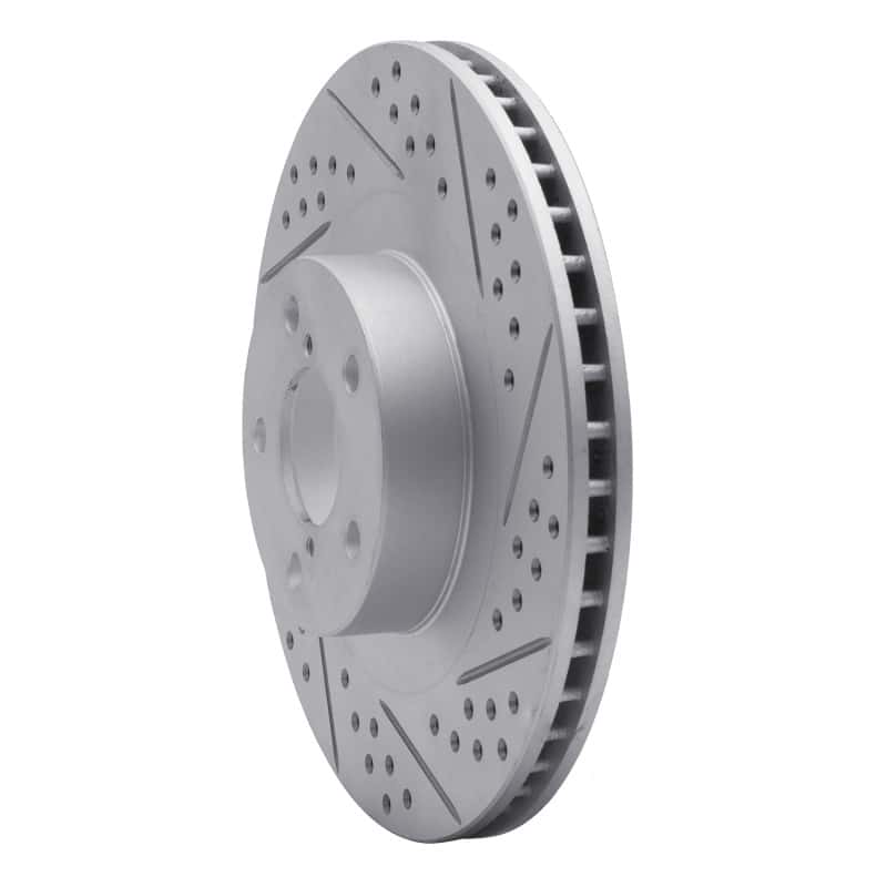 R1 Concepts — R1 01-08 Saab 9-2X Front Right Drilled & Slotted Geo-Carbon Rotor - view 2