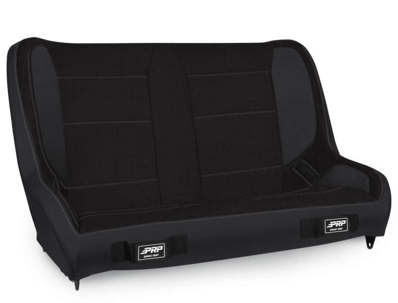 PRP Seats — PRP Jeep CJ-7/Wrangler YJ Elite Series Rear Bench- Black
Bench - view 1