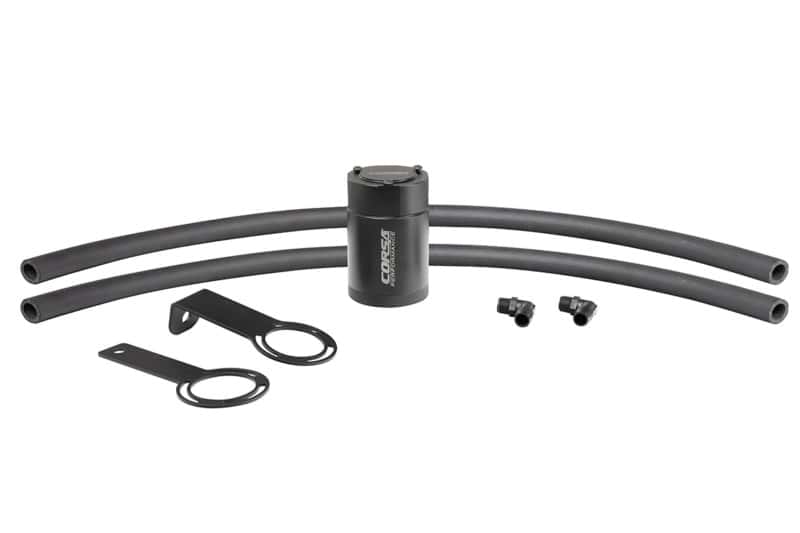 CORSA Performance — Corsa 5/8in Universal 3 oz Aluminum Oil Catch Can with Mounting Brackets
Accessory - view 2