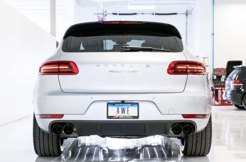 AWE Tuning — AWE Tuning Porsche Macan Track Edition Exhaust System - Diamond Black 102mm Tips
Track Exhaust - view 3