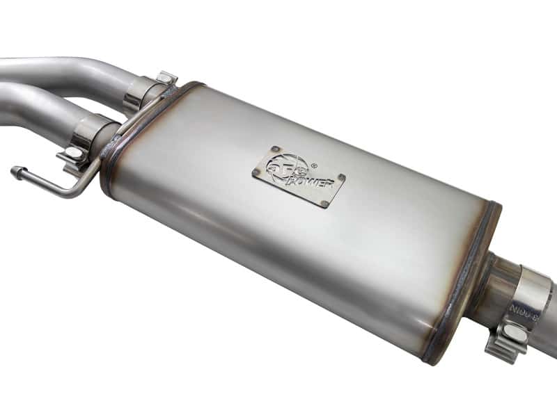 aFe — aFe Rebel Exhausts 3in SS Cat-Back 15-16 Ford F-150 EcoBoost V6 2.7/3.5L V8 5.0L w/ Black Tips
Cat-Back Exhaust - view 5